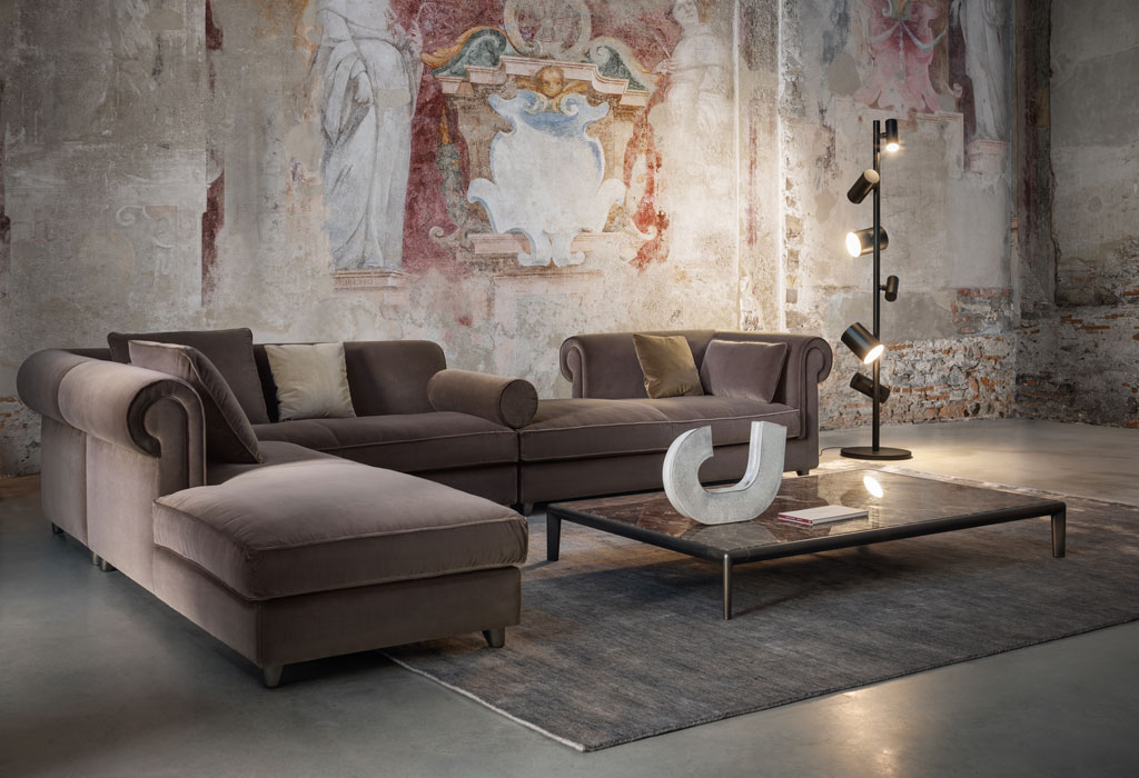 Диван угловой PORTOFINO Art. SG219--107 в салоне Toriani