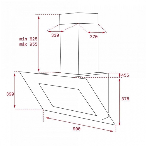 Вытяжка TEKA QUADRO DLV 985
