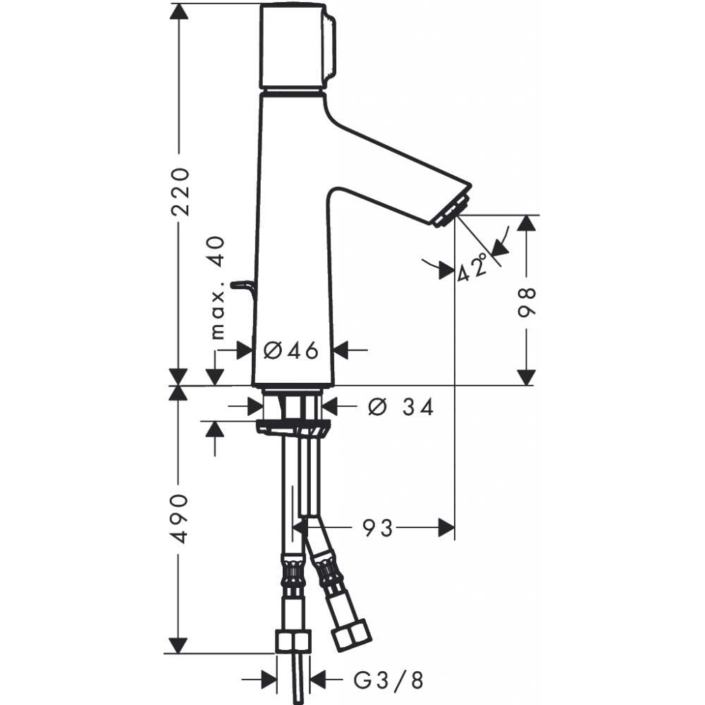 Смеситель для раковины Talis Select S Art. 72042000