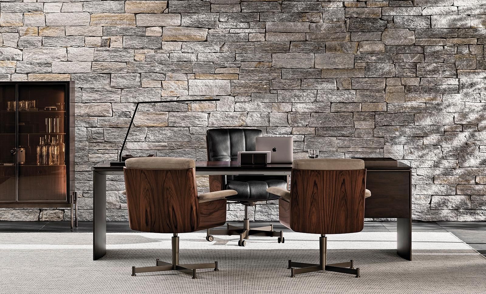 Кресло кабинетное Minotti Daiki 3