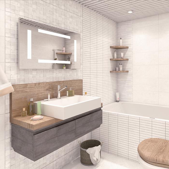 Керамическая плитка для стен AltaCera Wood Regard White