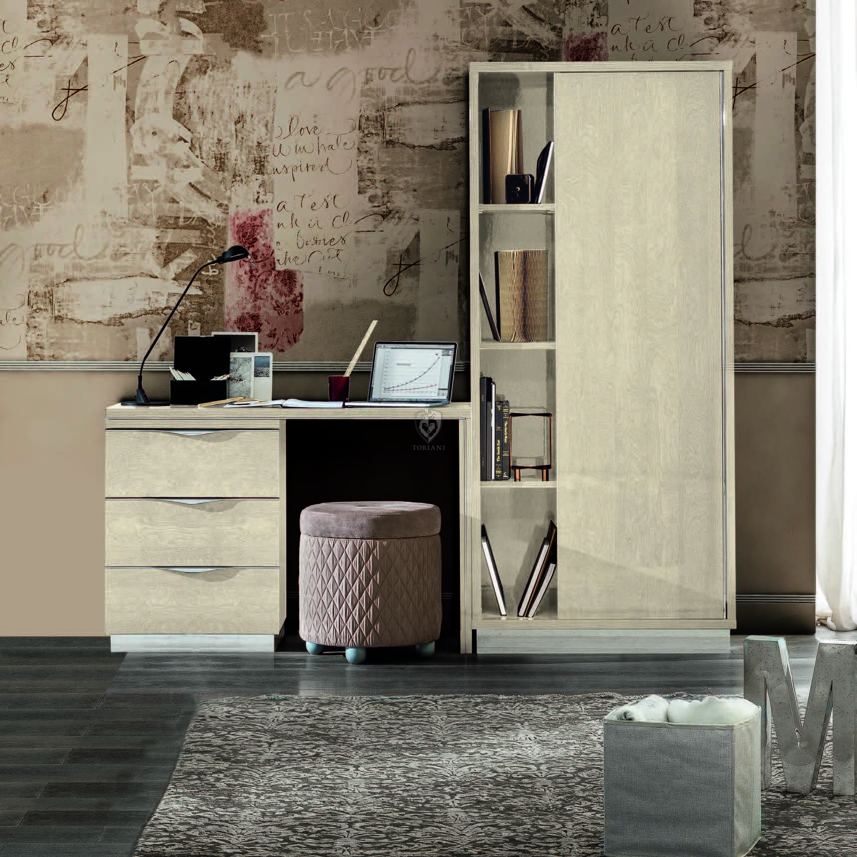 Книжный шкаф PLATINUM 136LIB.01BS