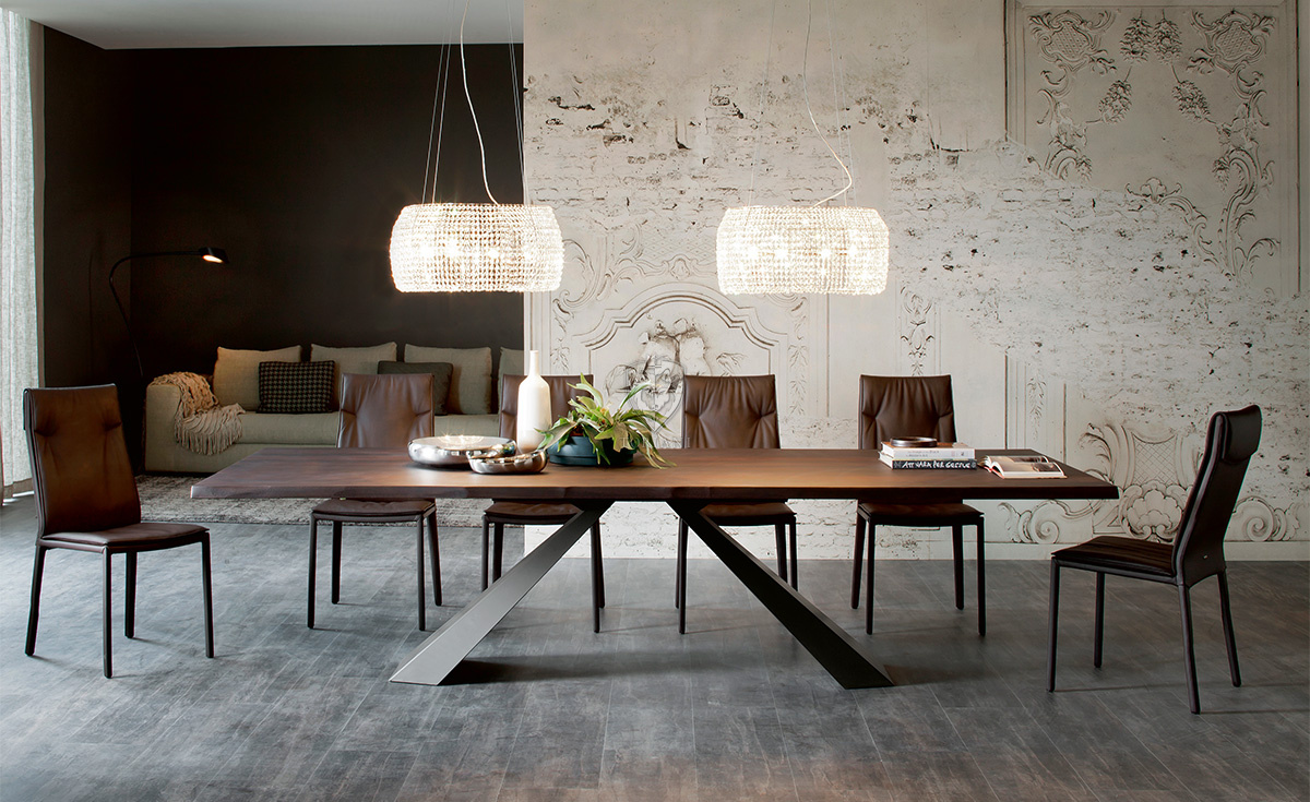 Стол Eliot Wood Cattelan Italia