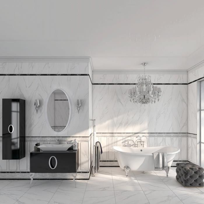 Керамическая плитка для стен Armonia Estatuaria Capitel Blanco Rectificado