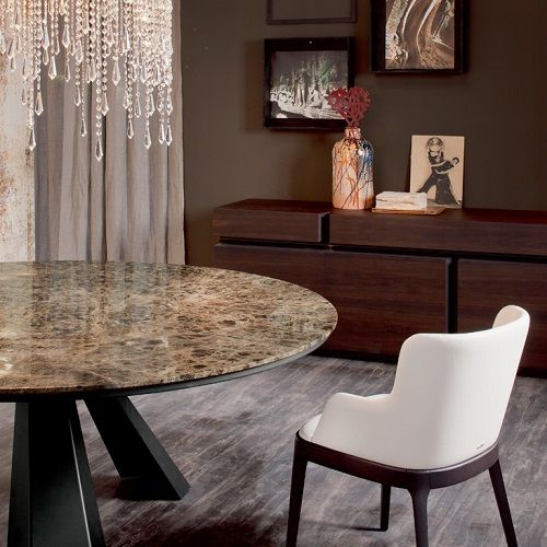 Стол Eliot Keramik Round Cattelan Italia