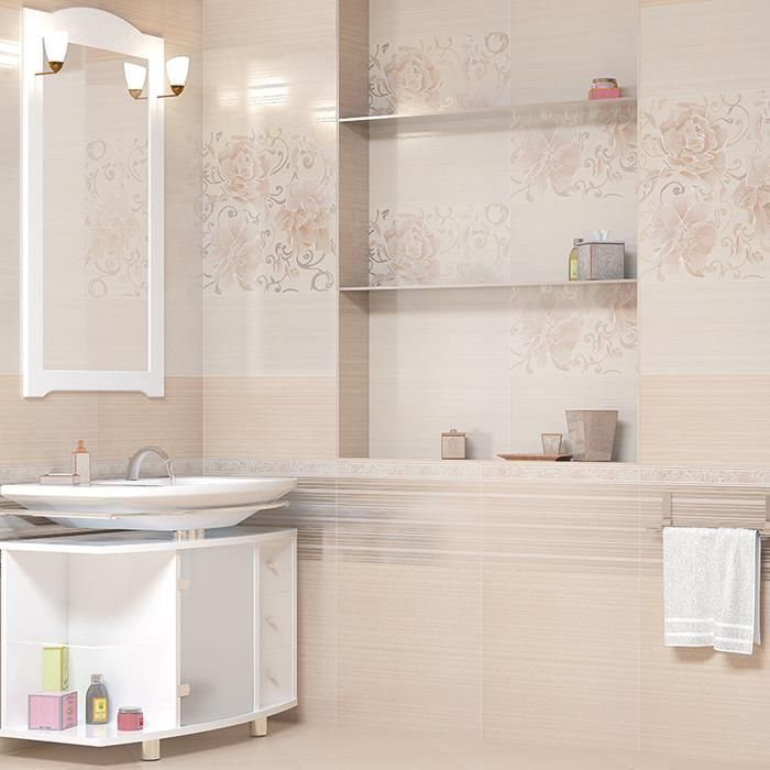 Бордюр настенный AltaCera Lines Pion Crema