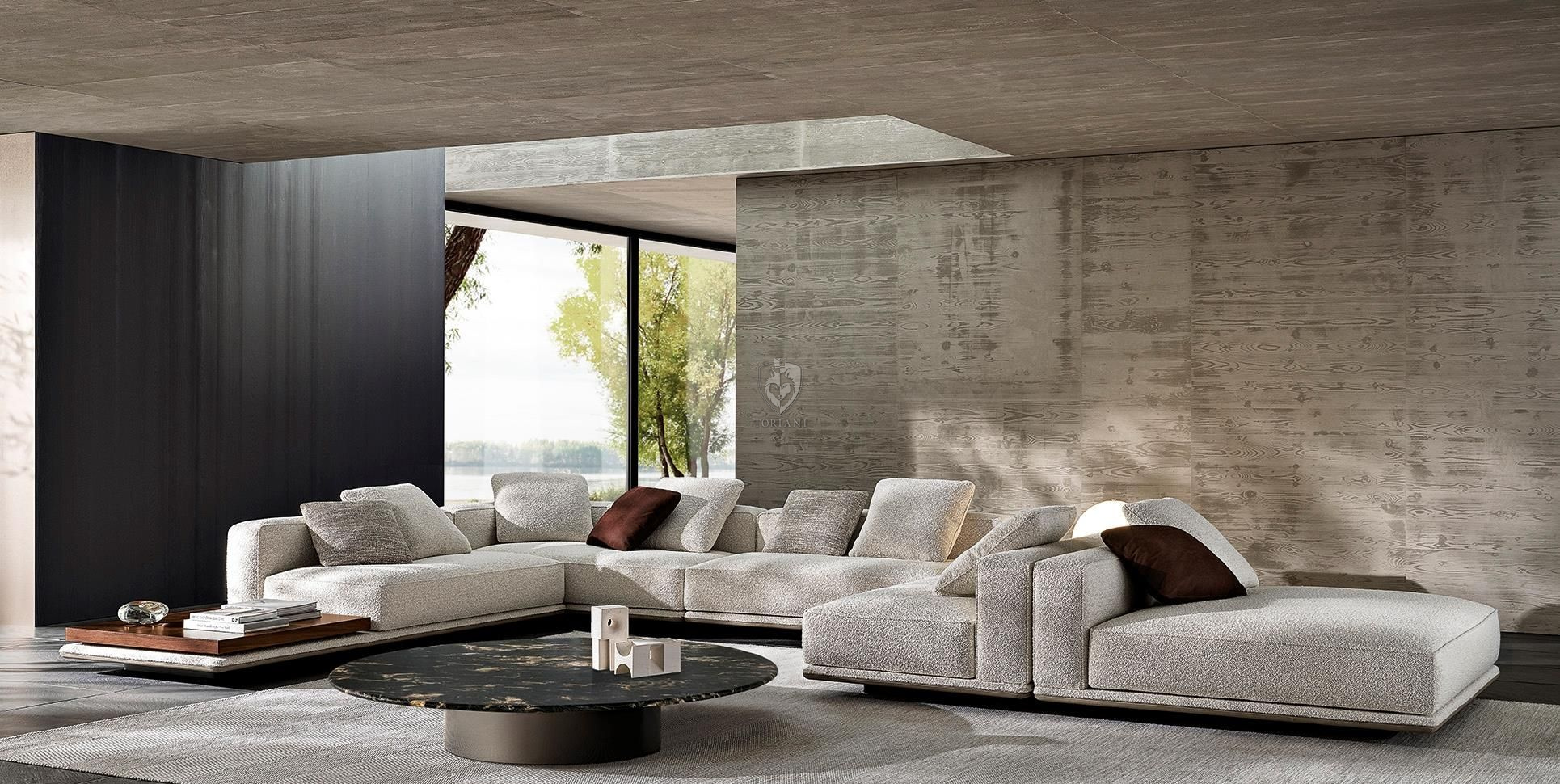 Диван угловой Minotti Horizonte 10 в салоне Toriani