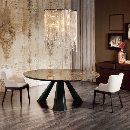 Стол Eliot Keramik Round Cattelan Italia
