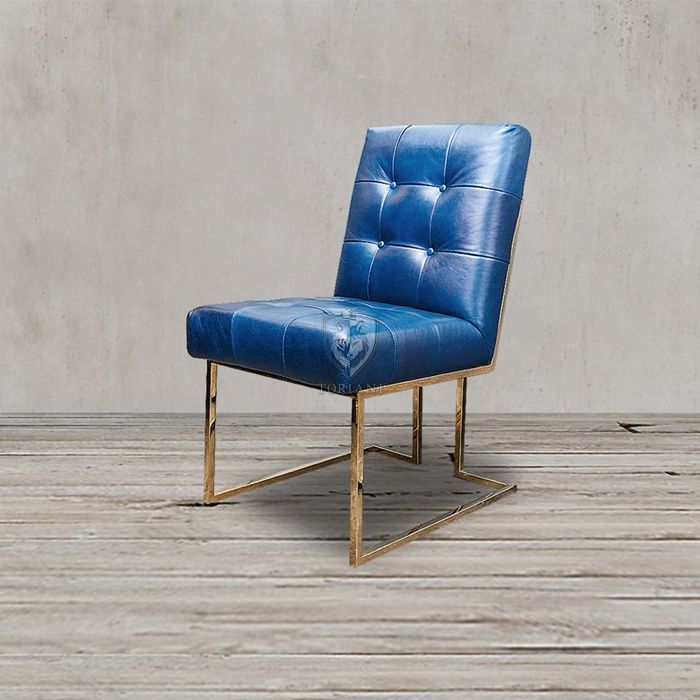 Стул ROOMERS Art. C0194-01-1D/blue #B126