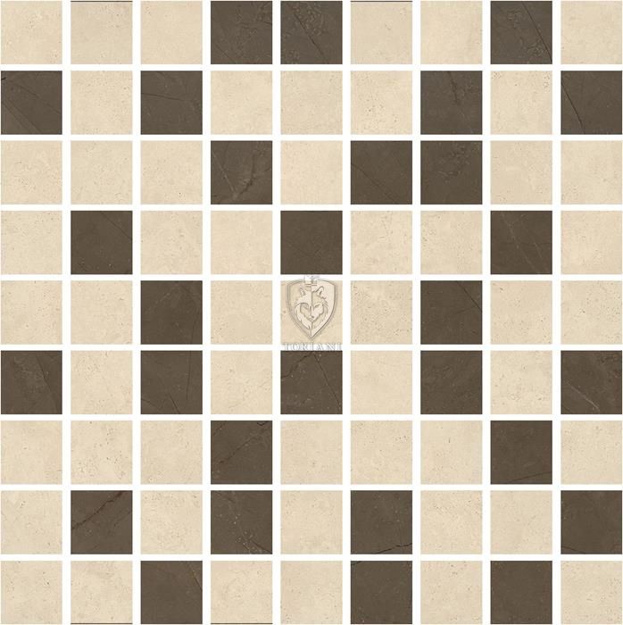 Мозаика Kerranova Crema Marfil Beige/Pulpis Brown К-1003(1002)/LR(MR)/m22 Lap/Mat