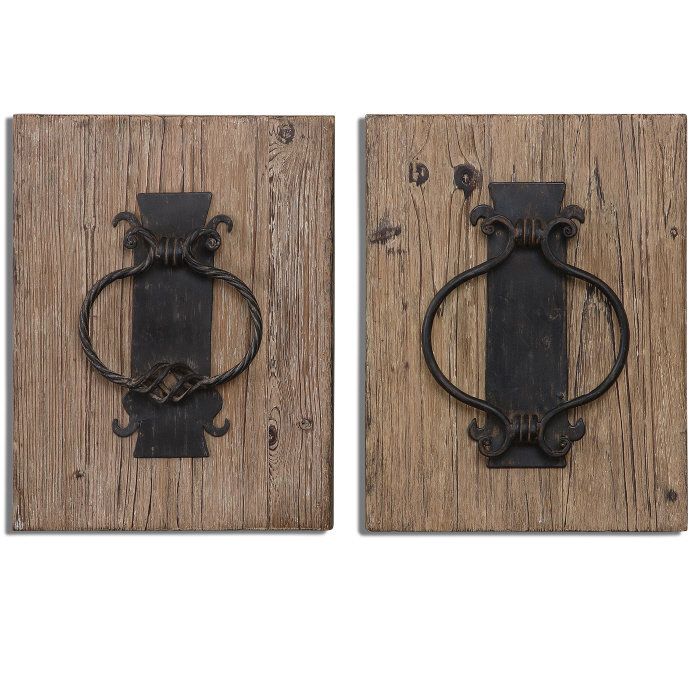 Настенный декор (комплект из 2-х шт) Rustic Door Knockers UT07654 
