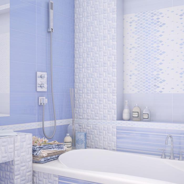 Керамическая плитка для стен AltaCera Lines Twist Azul