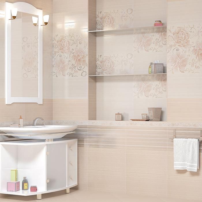 Керамическая плитка для стен AltaCera Lines Crema