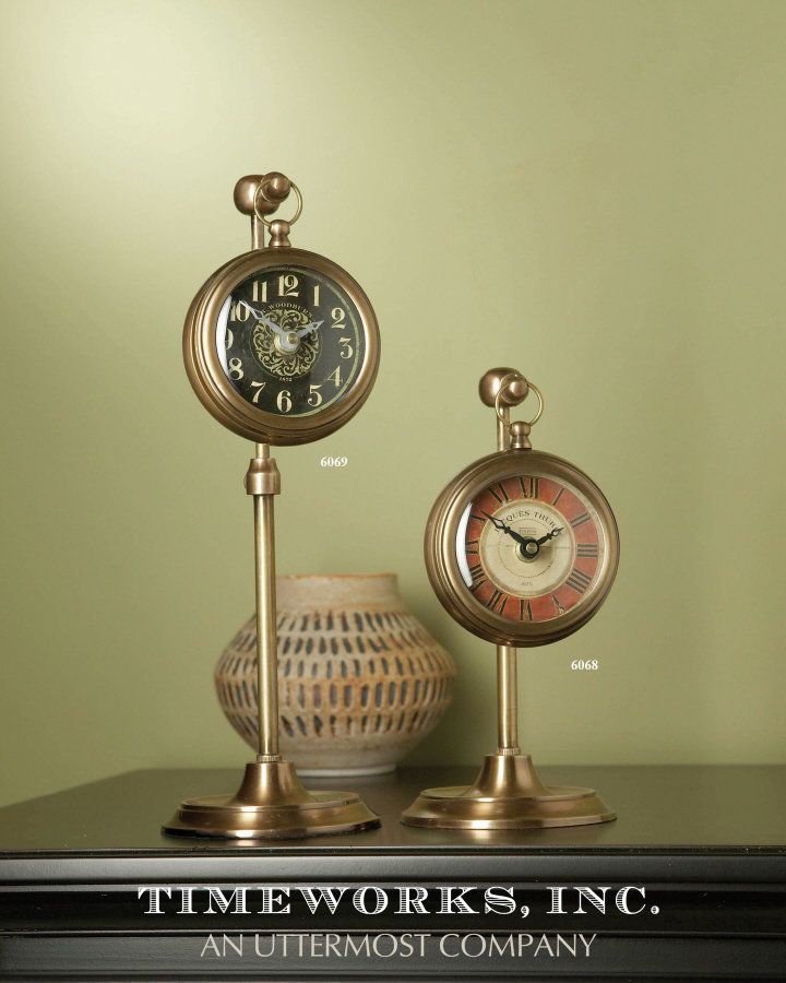 Настольные часы Pocket Watch Brass Woodburn UT06069 