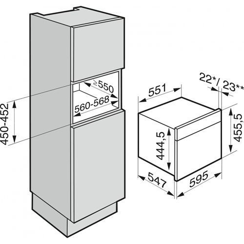 Пароварка с СВЧ Milie DGM7440 GRGR Art. 23744034RU