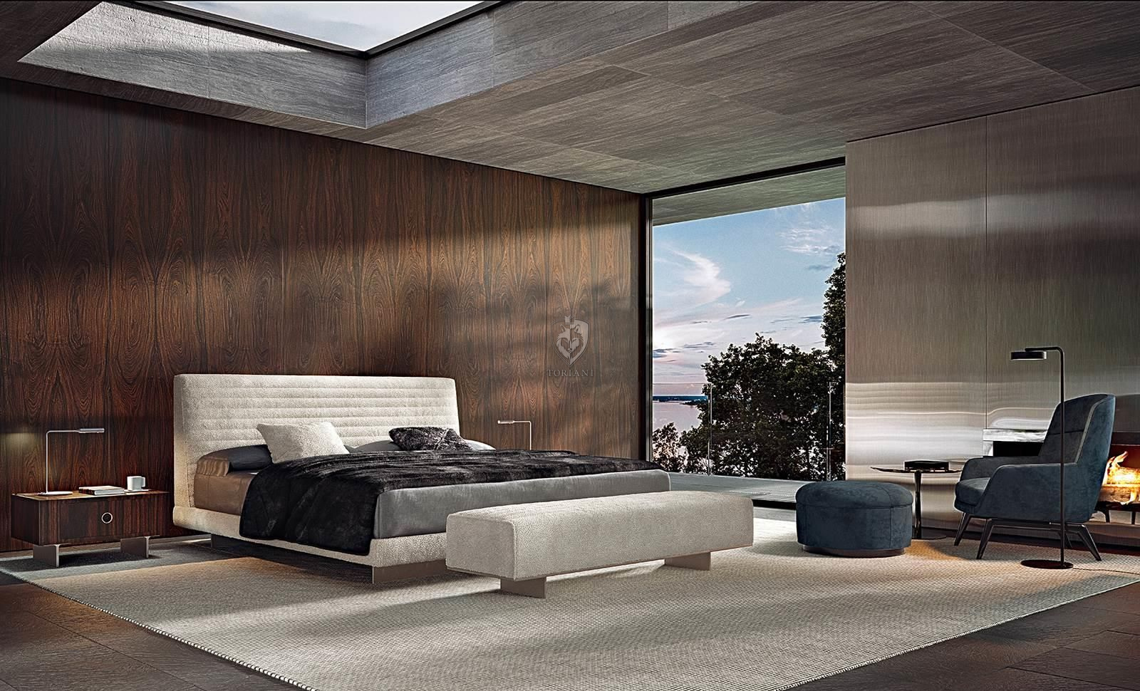 Кровать Minotti Roger 2