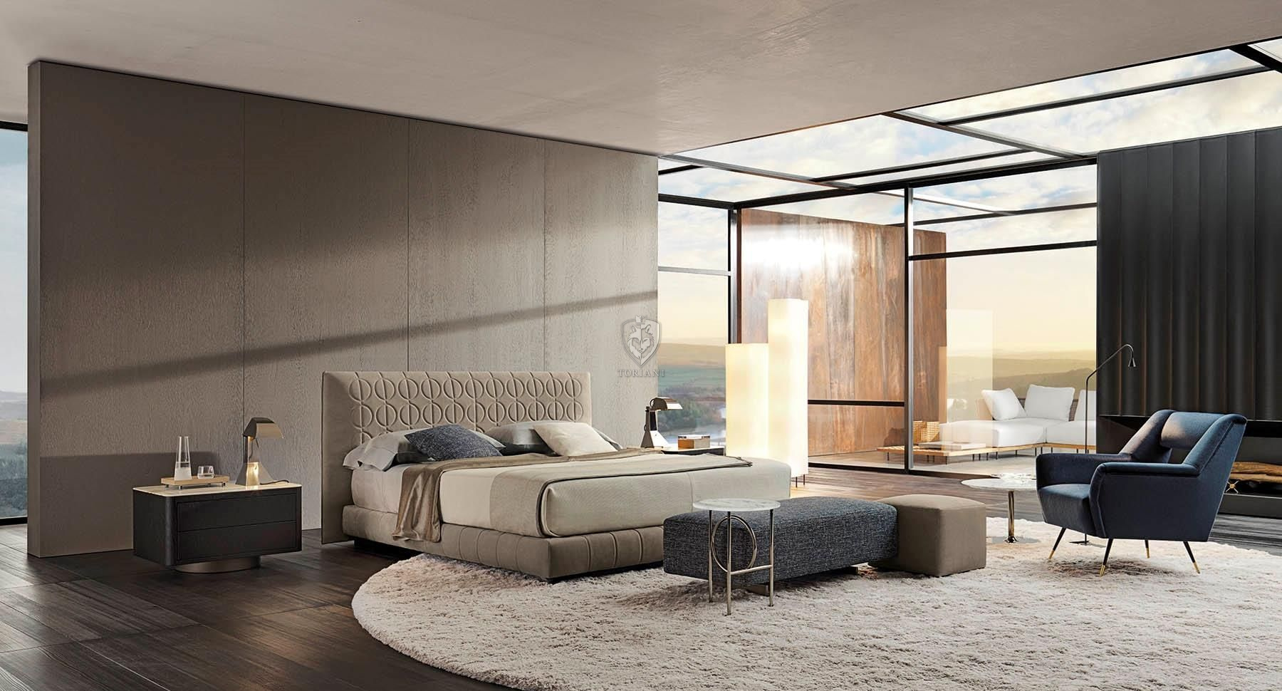 Кровать Minotti Curtis 1
