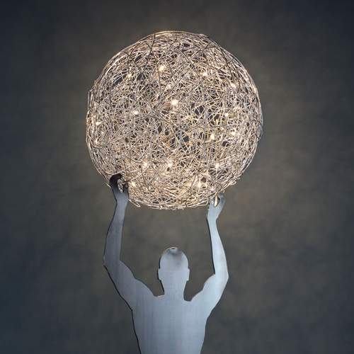 Уличный торшер Uomo della Luce XXL Art. UIPL