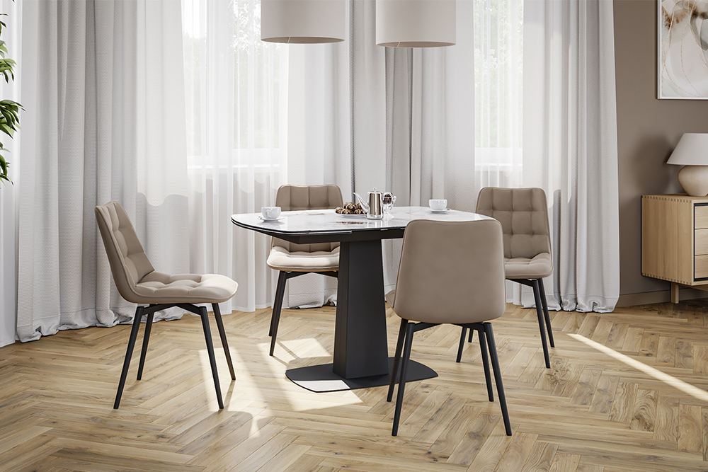 Стол MONT 120 LUCKY CER BK