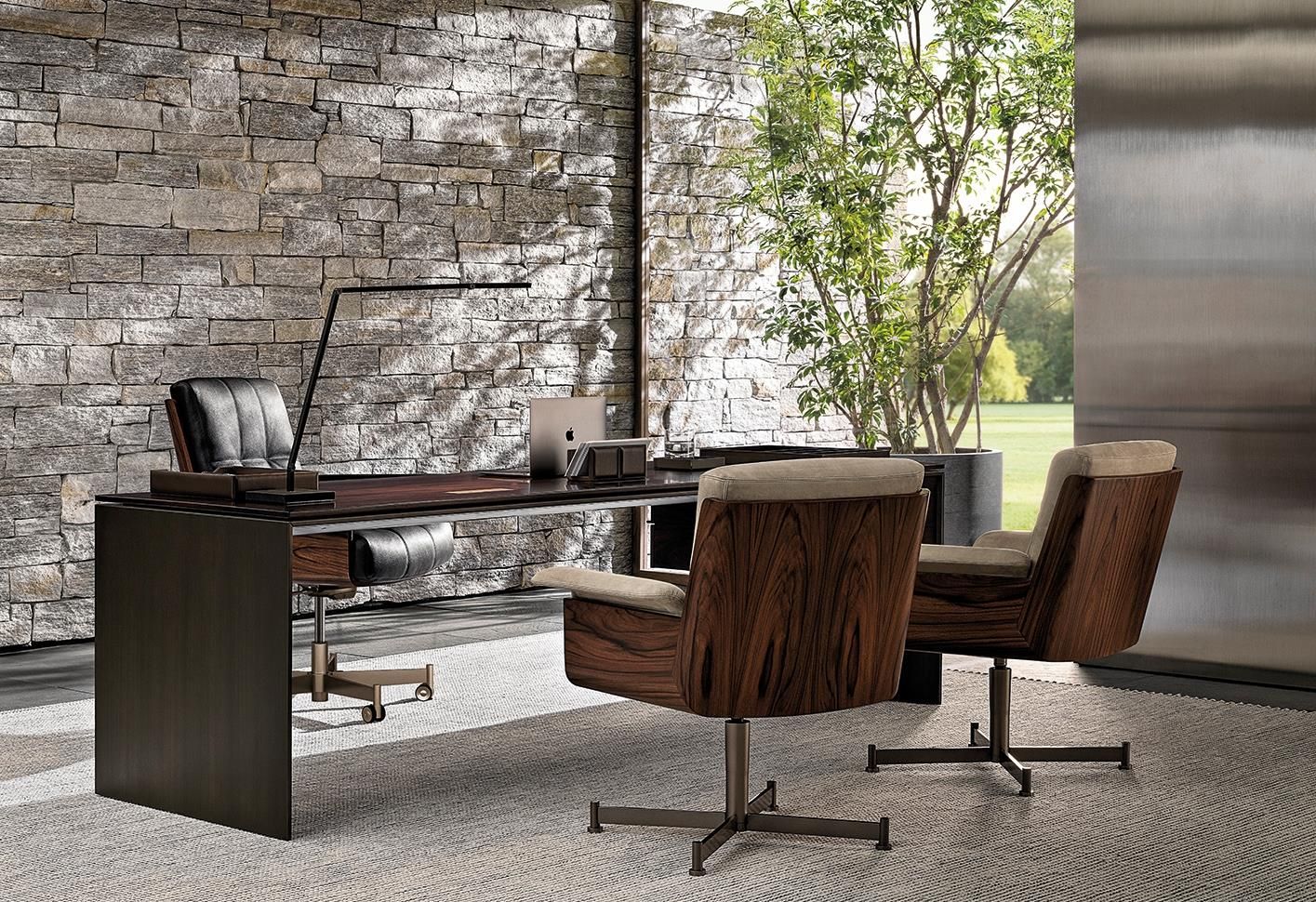 Кресло кабинетное Minotti Daiki 3