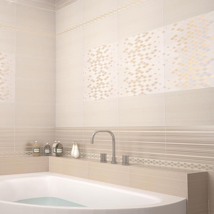 Декор настенный AltaCera Lines Shine Beige
