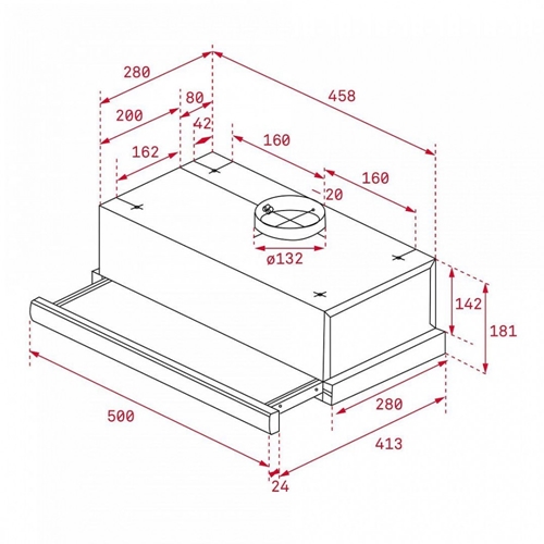 Вытяжка TEKA TL1-52 STAINLESS STEEL