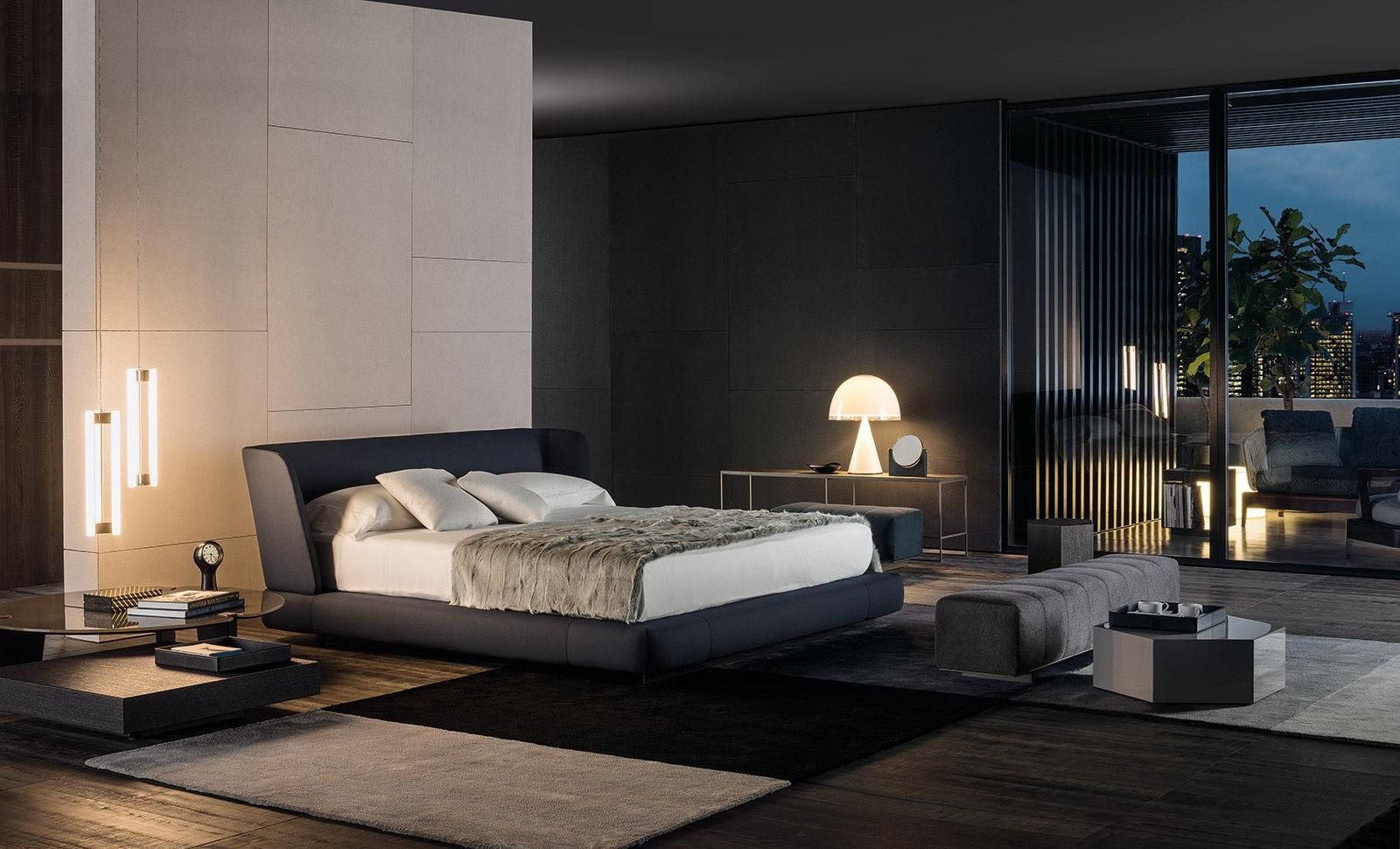 Кровать Minotti Reeves 1