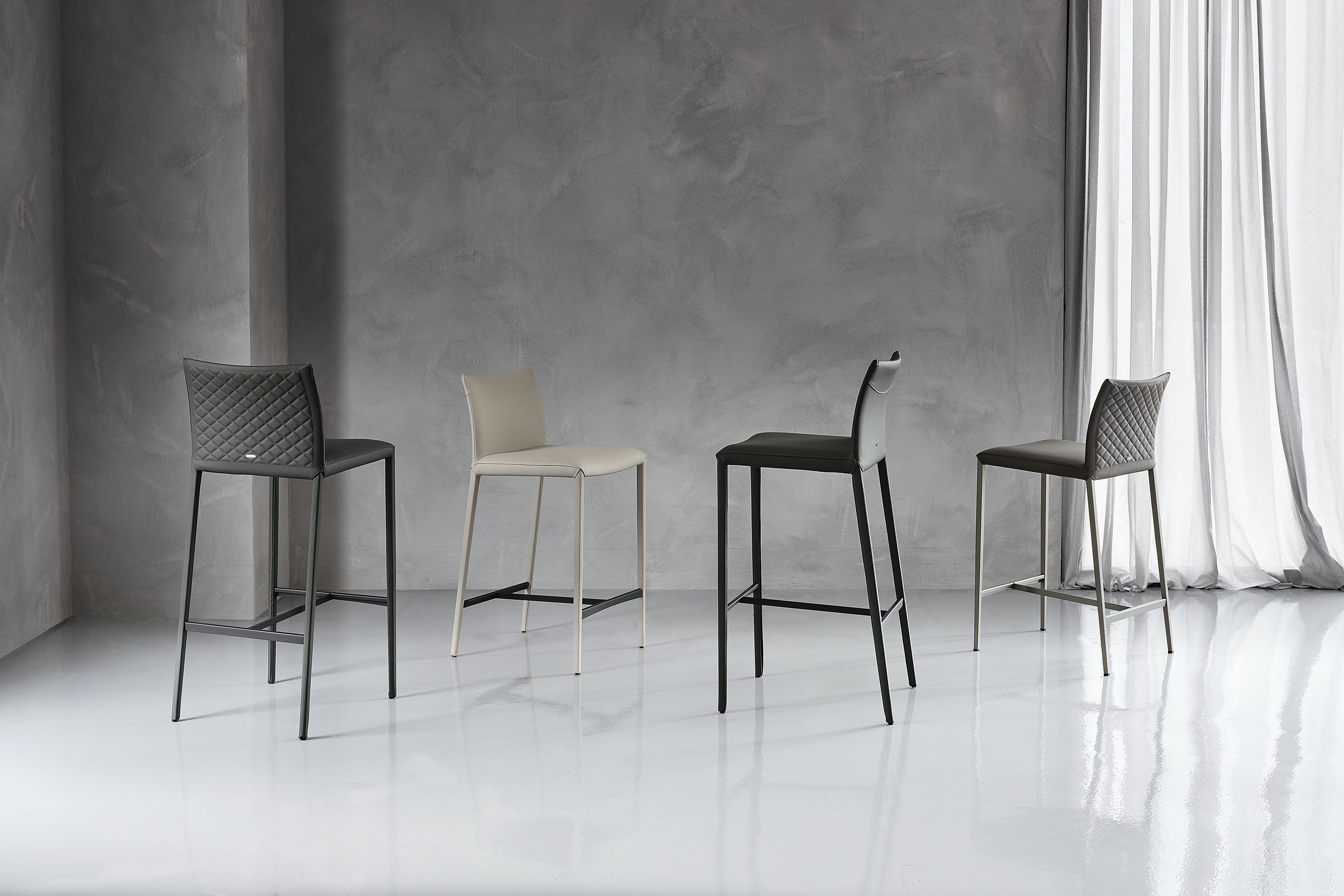 Барный стул NORMA ML Couture Cattelan Italia