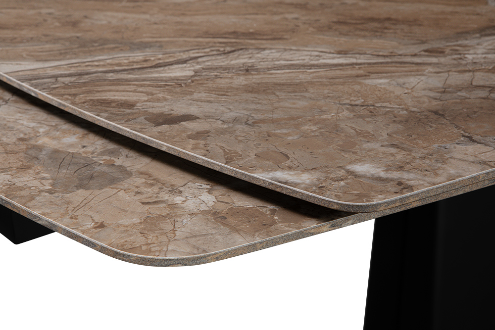 Стол MONT 120 AMBER CER BK
