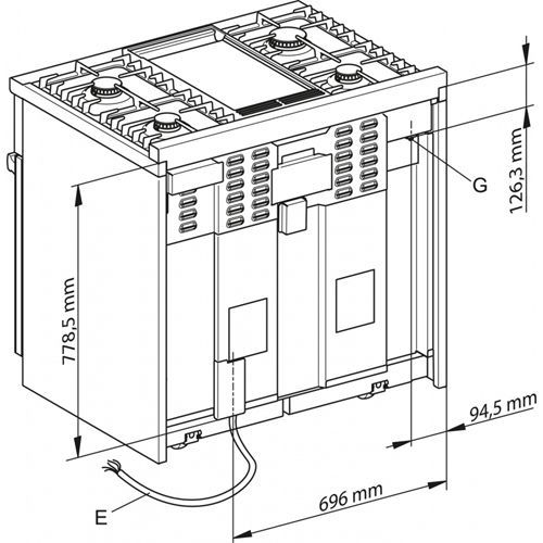 Плита комбинированная Milie Range Cooker HR1936 Art. 25193651RU