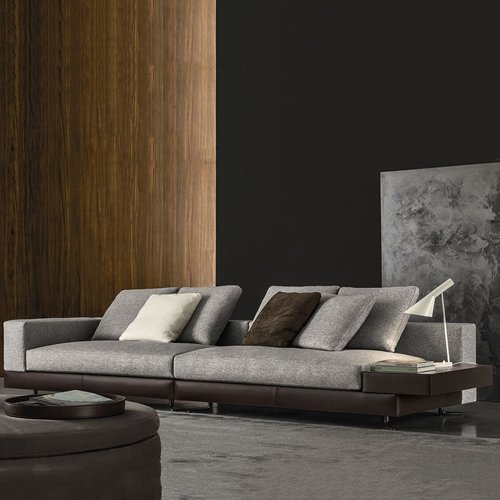 Диван Minotti White Saddle-Hide 3 в салоне Toriani