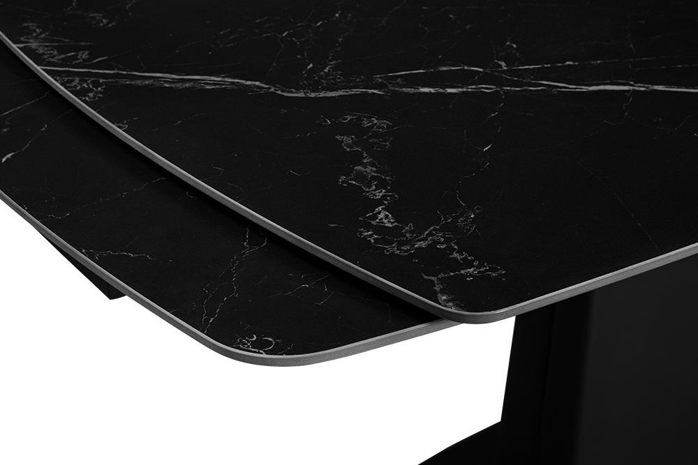 Стол MONT 120 NERO CER BK