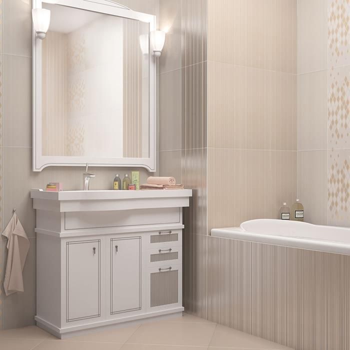 Декор настенный AltaCera Lines Shine Beige