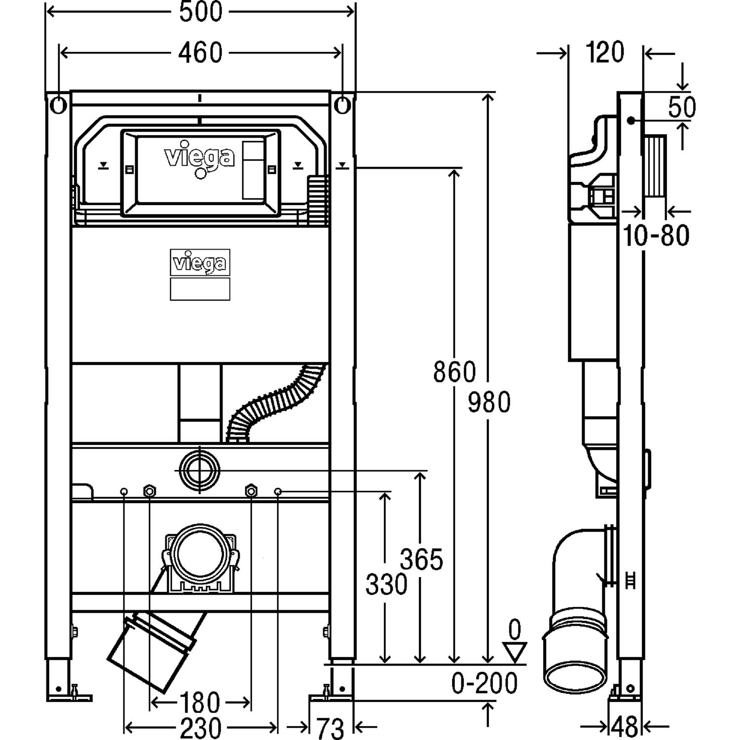 Элемент для унитаза Prevista Dry Art. 8530