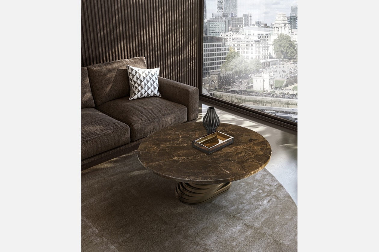 Журнальный столик ROTOLO marble Art. RL03M