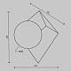 Бра Cubeo Art. MOD445WL-01B