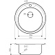 Кухонная мойка ASIDA 51 IN Art. 4993785