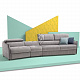 Диван-кровать Paganini Art. 3PL/1BR/RECLINE/1BR/POUF в салоне Toriani