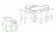 Комплект мебели Марокко Art. OUT-0011