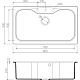 Кухонная мойка MARU 86 BL Art. 4993138
